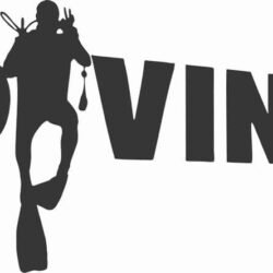 Scuba Diving Decal NZ Made    #001#