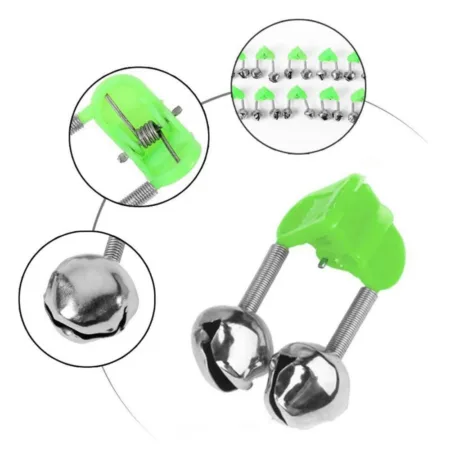 5 X Fishing Bite Alarms with Light