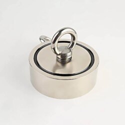 Super Strong 75mm Fishing Magnet ~ Neodymium Fishing Magnet ~ 25Okg Pull