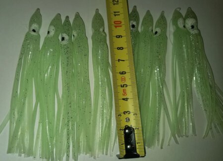 11cm Octopus Luminous Skirts ( Pack of 10)