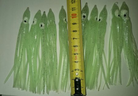 11cm Octopus Luminous Skirts ( Pack of 10)