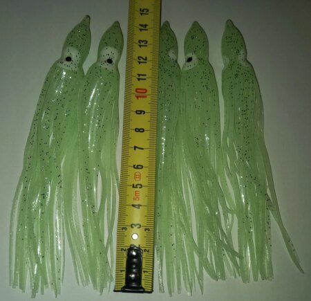 15cm Octopus Luminous Skirts ( Pack of 5)