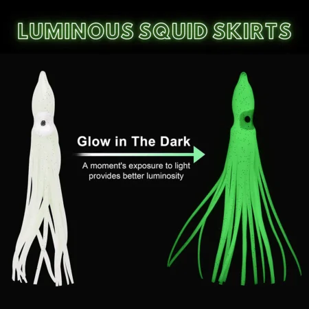 11cm Octopus Luminous Skirts ( Pack of 10)