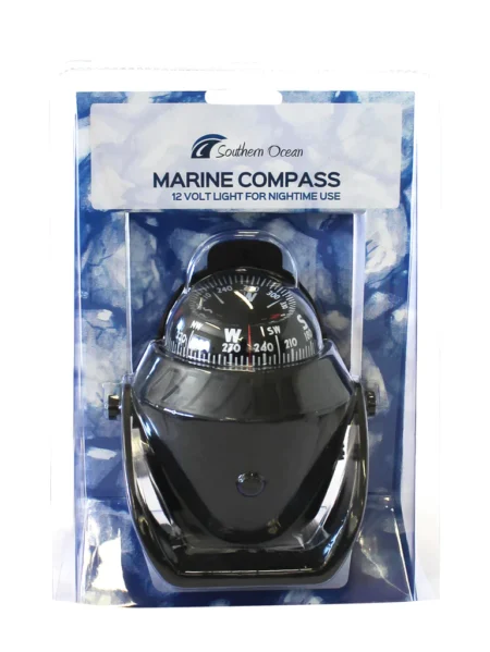 Southern Ocean  Boat Compass Black