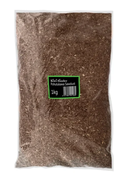Kiwi Sizzler Pohutukawa Sawdust 1kg Cooking & Smoking Sawdust