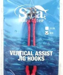 Sea Harvester Vertical Assist Jig Hooks 11/0 Qty 2