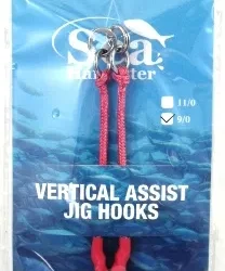 Sea Harvester Vertical Assist Jig Hooks 9/0 Qty 2