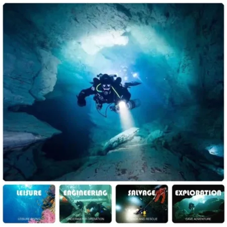 BrightBuddy Dive Torch 100m - 1500 LMNsS