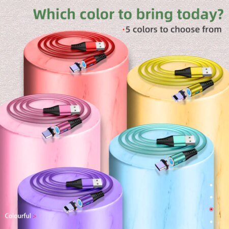 Magnetic Charging Cable - Liquid Silicone  - Micro USB - 2M Cable