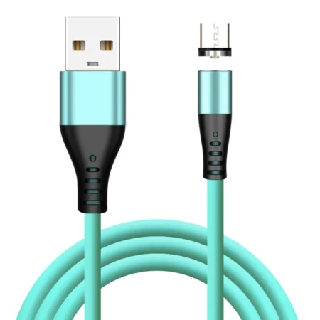 Magnetic Charging Cable - Liquid Silicone  - Micro USB - 2M Cable