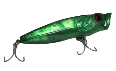 Pro Hunter Bulldog Popper 150mm- Crystal Green - Great for Kingfish