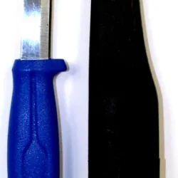 Sea Harvester Blue Bait Knife with Plastic Sheath