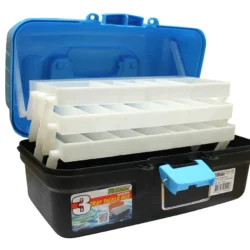 3 Tray Tackle Box - Blue - Pro Hunter