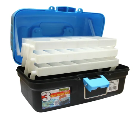 3 Tray Tackle Box - Blue - Pro Hunter