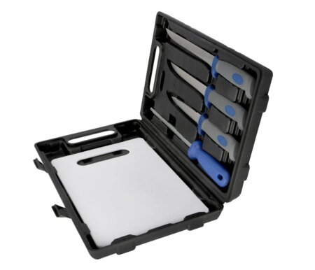 5pc Fillet Knife Set  with Board and Sharpener