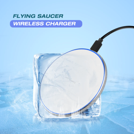 15w Fast Wireless Charger Pad for iPhone or Samsung  - Black