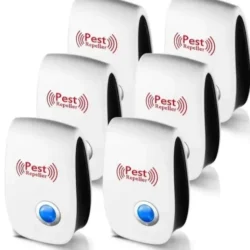 6 Packs Pest Repeller Ultrasonic Electronic Mouse Rat Mosquito Insect Rodent Control