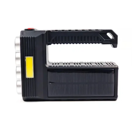 USB Rechargeable Solar Powered Super Bright LED Flashlight