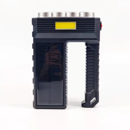USB Rechargeable Solar Powered Super Bright LED Flashlight