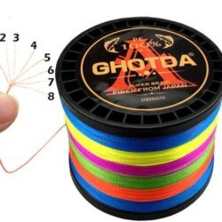 80lb x 1000m  8 strand Ghotda Fishing Braid