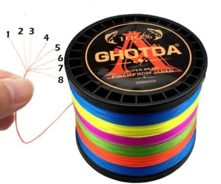 80lb x 1000m  8 strand Ghotda Fishing Braid