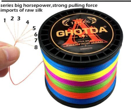 80lb x 500m 8 strand Ghotda Fishing Braid