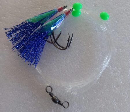 3/0 Flasher Rigs with 3 Hooks