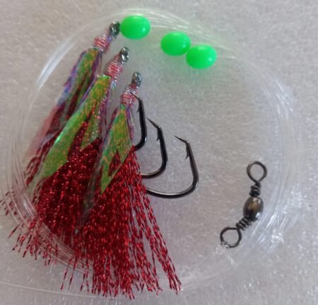 3/0 Flasher Rigs with 3 Hooks