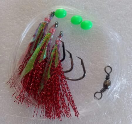 3/0 Flasher Rigs with 3 Hooks