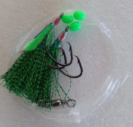 3/0 Flasher Rigs with 3 Hooks