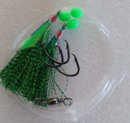3/0 Flasher Rigs with 3 Hooks