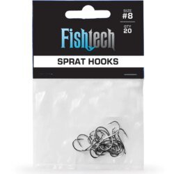 Fishtech Sprat Hooks #10 Qty 20