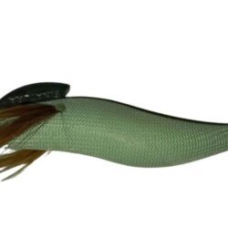 White Pearl Luminous Shrimp Squid size 3.5 ~  Dark Glow Squid Jig