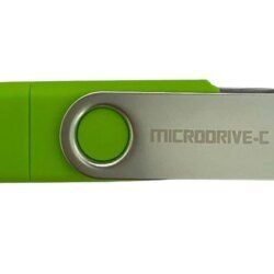Green USB Flash Drive -  2 in 1 OTG USB Flash Drive Pedrive - MicrodriveC - 64GB