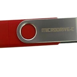 Red USB Flash Drive -  2 in 1 OTG USB Flash Drive Pedrive - MicrodriveC - 64GB