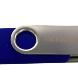 Blue USB Flash Drive -  2 in 1 OTG USB Flash Drive Pedrive - MicrodriveC- 64GB