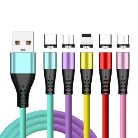 Magnetic Charging Cable - Liquid Silicone  - Micro USB - 2M Cable