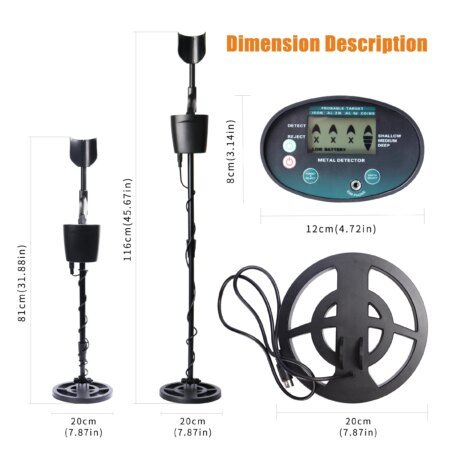Waterproof Easy Operating Underground Metal Detector
