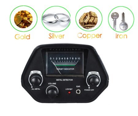 Professional Metal Detector For Treasure Searching # Black
